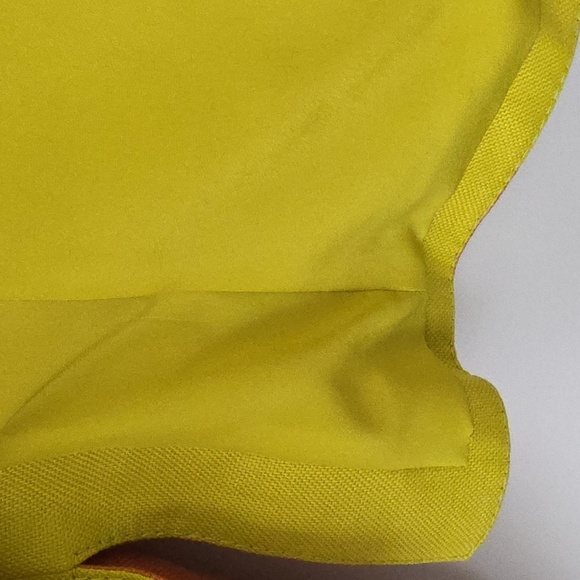 VALENTINO | Linen Blazer Silk Lining Orange Green Sz 10 - Picture 8 of 9